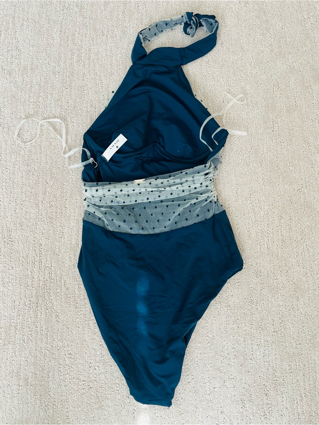 Amaio Renee Maliot One Piece Halter Swimsuit — image 7 of 8